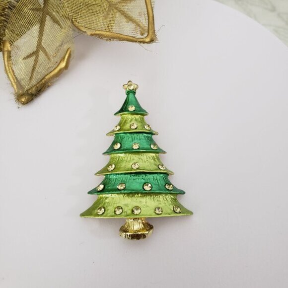 Jewelry Bundle Lot of 5 Green and Gold Tone Jewelry - Picture 10 of 12